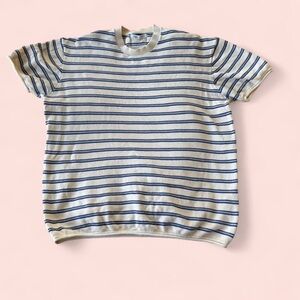 Striped women’s sweater 100% cotton